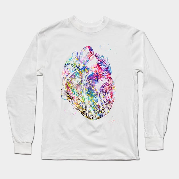 Heart section Long Sleeve T-Shirt by erzebeth